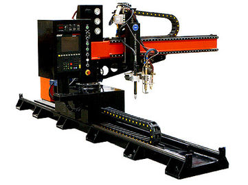 Cantilever Type Small CNC Plasma Cutting Machine , Flame cutter for Thin Plate
